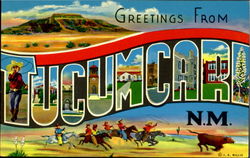 Greetings From Tucumcari New Mexico Postcard Postcard