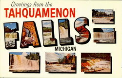 Greetings From The Tahquamenon Falls Postcard