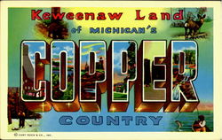 Keweenaw Land Michigan's Copper Country Postcard Postcard