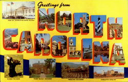 Greetings From North Carolina Postcard
