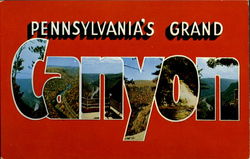 Pennsylvania's Grand Canyon Postcard