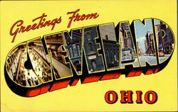 Greetings From Cleveland Postcard