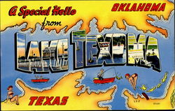 A Special Hello From Lake Texoma Postcard