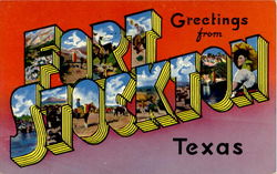 Greetings From Fort Stockton Texas Postcard Postcard