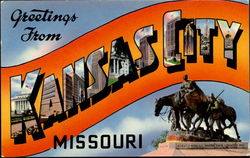 Greetings From Kansas City Postcard