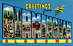 Greetings From Birmingham Postcard