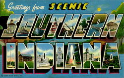 Greetings From Scenic Southern Indiana Postcard Postcard