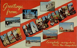 Greetings From New Hampshire Postcard