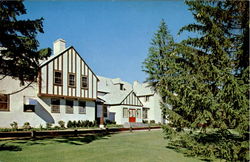 Oak N' Spruce Resort Lodge South Lee, MA Postcard Postcard