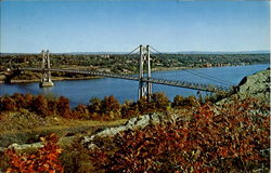 Mid-Hudson Bridge Highland, NY Postcard Postcard