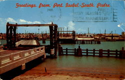 Swing Bridge Port Isabel, TX Postcard Postcard