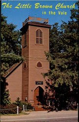 The Little Brown Church In The Vale Nashua, IA Postcard Postcard