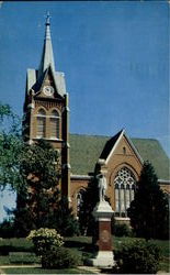 Swiss Evangelical & Reformed Church New Glarus, WI Postcard Postcard