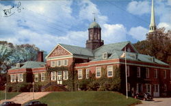 The Beautiful New Municipal Building Ellsworth, ME Postcard Postcard