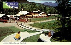 Attitash Alpine Slide Bartlett, NH Postcard Postcard