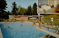 Flamingo Motel, Rt. 3. Weirs Blvd. Postcard