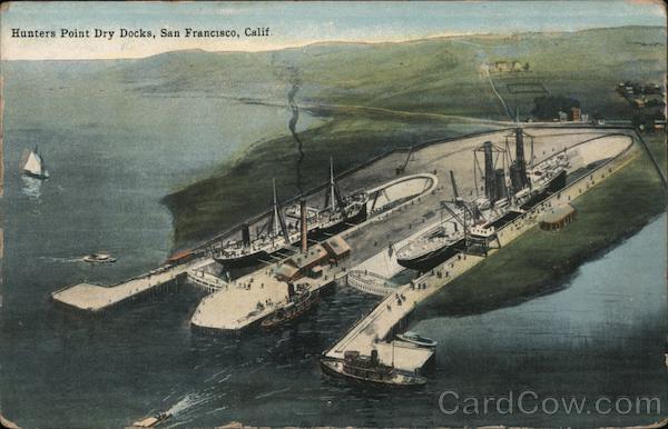 Hunters Point Dry Docks San Francisco California