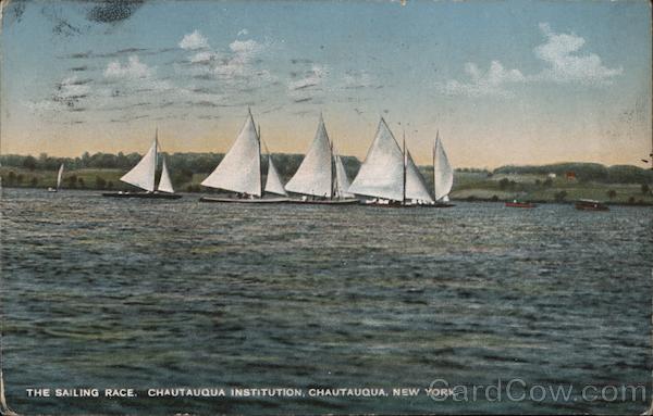 The sailing race Chautauqua Instititution New York