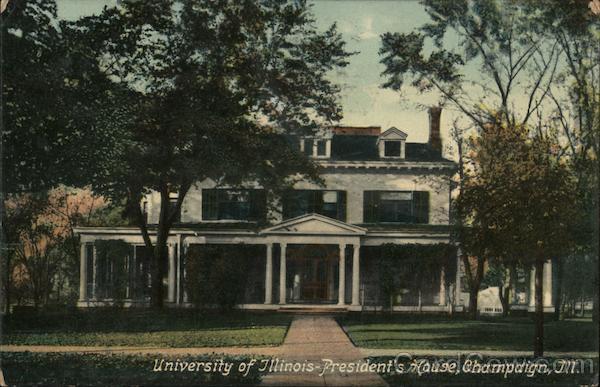 University of Illnois President's House Champaign Illinois