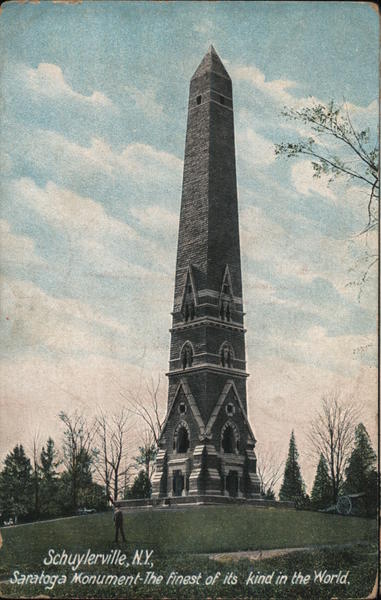 Saratoga Monument - The Finest of Its Kind in the World Schuylerville New York