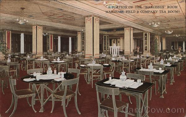 A Portion of the Narcissus Room, Marshall Field & Company Tea Rooms Chicago Illinois