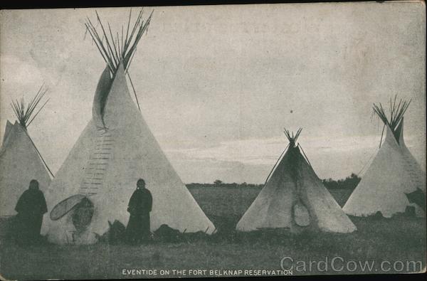 Eventide on the Fort Belknap Reservation Harlem Montana