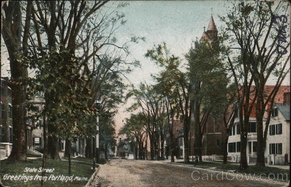 State Street Greetings from Portland, Maine