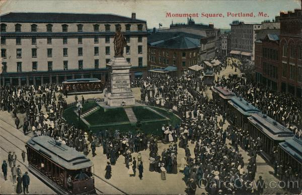Monument Square Portland Maine