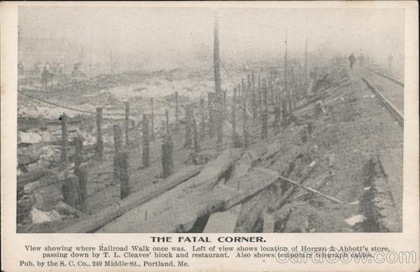 The Fatal Corner Portland Maine
