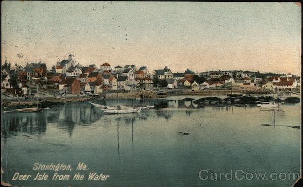 Deer Isle From the Water Stonington Maine