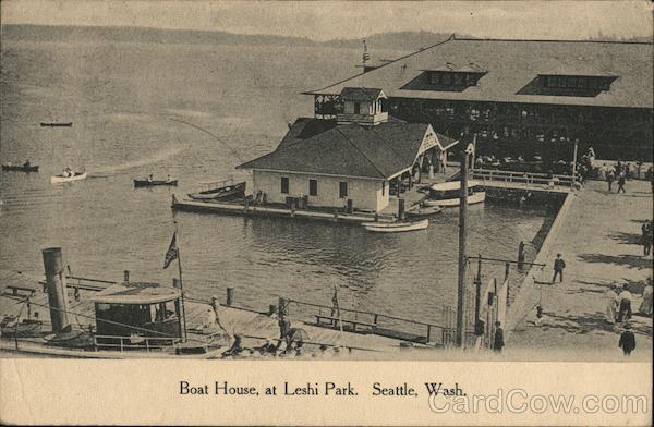 Boat House, at Leshi Park Seattle Washington