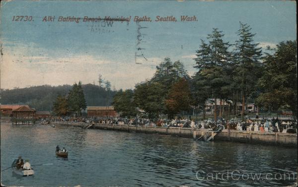 Alki Bathing Beach Municipal Baths Seattle Washington