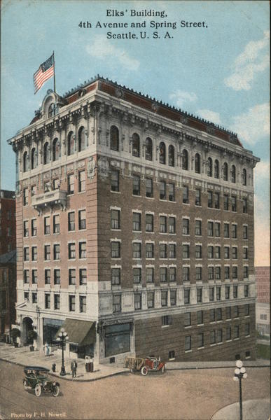 Elks' Building, 4th Avenue and Spring Street Seattle Washington
