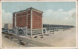 La Salle St Station Postcard