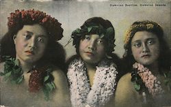 Hawaiian Beauties, Hawaiian Islands Postcard