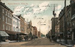 Market Street E York, PA Postcard Postcard Postcard