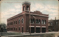 Fire Department Headquarters Postcard