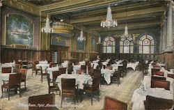 Dining room, Hotel Alexandria Postcard