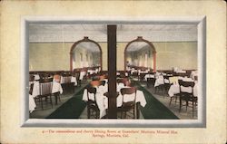 Dining Room, Murrieta Mineral Hot Springs Postcard