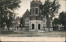 Grace M.E. Church Spencer, IA Postcard Postcard Postcard