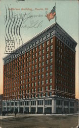 Jefferson Building Peoria, IL Postcard Postcard Postcard