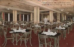 A Portion of the "Narcissus" Room, Marshall Field & Company Tea Rooms Postcard