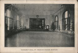 Assembly Hall, St. Helena's House Postcard