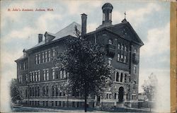 St. John's Academy Jackson, MI Postcard Postcard Postcard