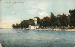 Tower and Park Lakeside, OH Postcard Postcard Postcard