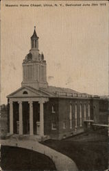 Masonic Home Chapel - Dedicated June 25th 1911 Utica, NY Postcard Postcard Postcard