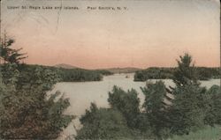 Upper St. Regis Lake and Islands Paul Smiths, NY Postcard Postcard Postcard