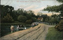 Deep water bridge Plymouth, MA Postcard Postcard Postcard