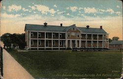 Fort Rodman, Company Barracks Postcard