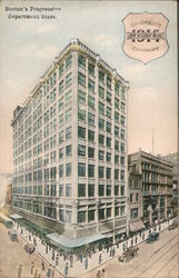 Boston's Progressive Department Store Massachusetts Postcard Postcard Postcard